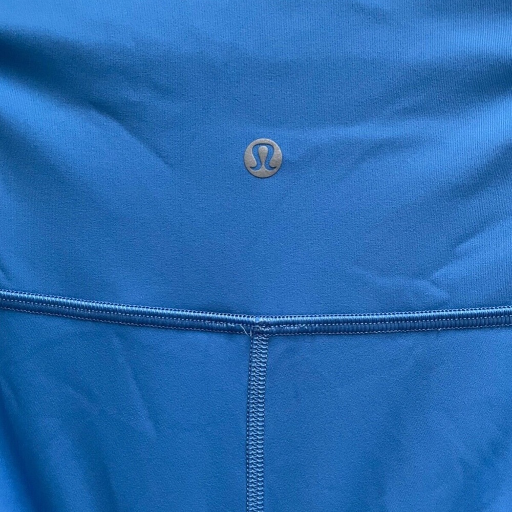 Lululemon Wunder Under High-Rise Tight 25" Full-On Luxtreme Blue Nile EUC Size 6 - Picture 7 of 8